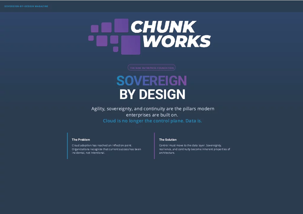 Sovereign By Design – The Chunk Works Magazine 2025